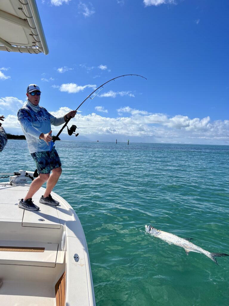 Tarpon fishing out of Stock Island